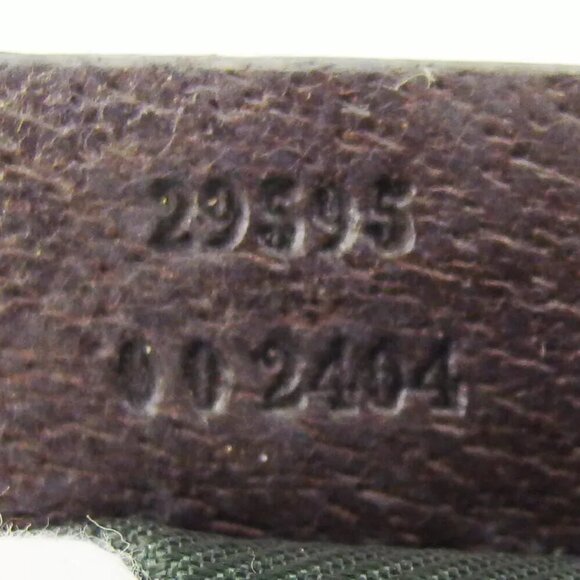 GUCCI Pouch GG Canvas Beige Canvas ?~ Leather Authentic Used T20203 - Picture 8 of 8